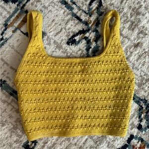 Babaton sculpt knit crop tank